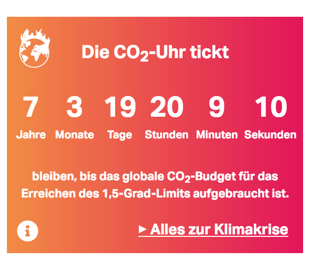 Klima-Countdown